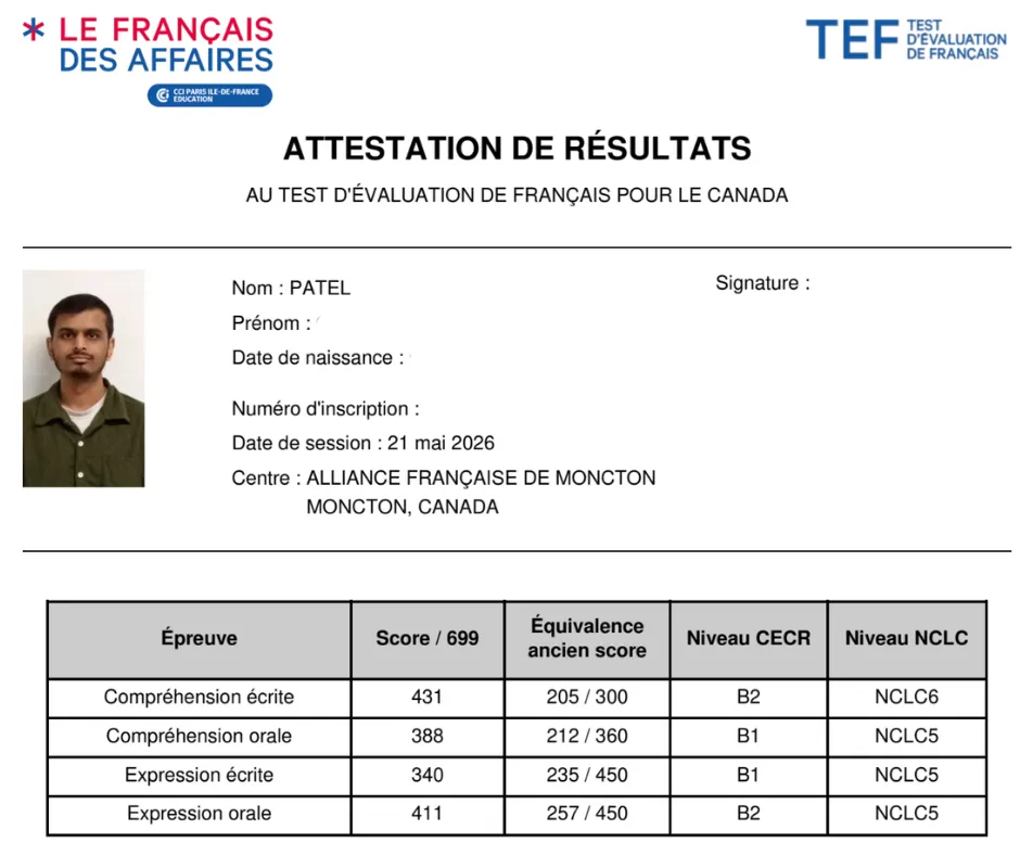 Test Result